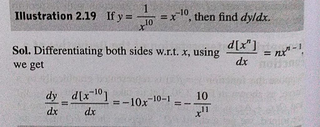 If Y 1 X 10 X 10 Then Find Dy Dx Sahay Sir