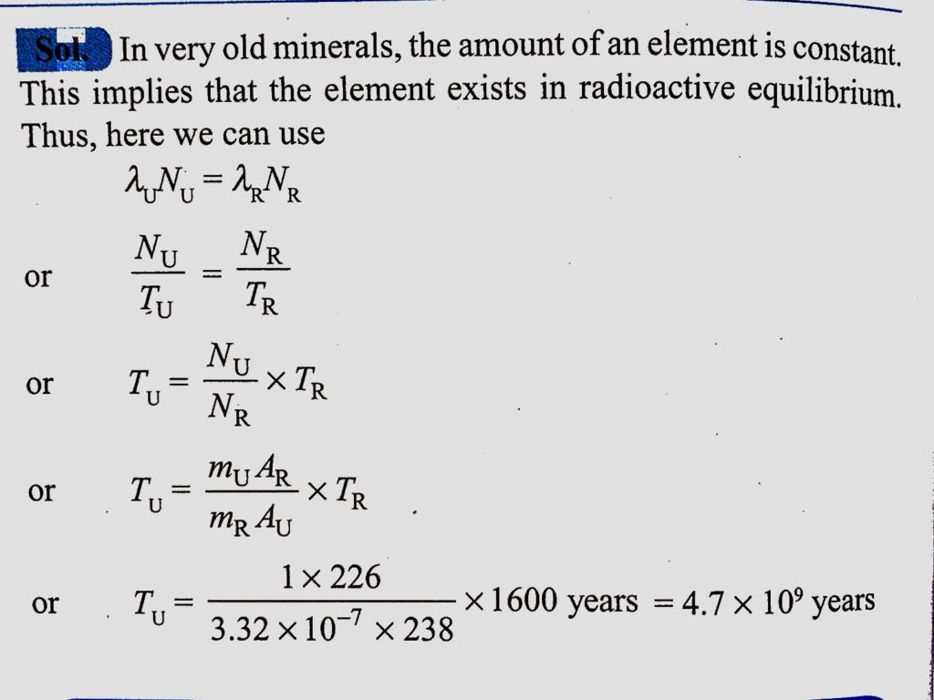 half life of uranium