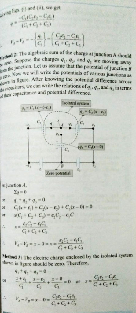 Find The Potential Difference Va Vb Between Points A And B Of The Circuit Shown In Fig Sahay Lms