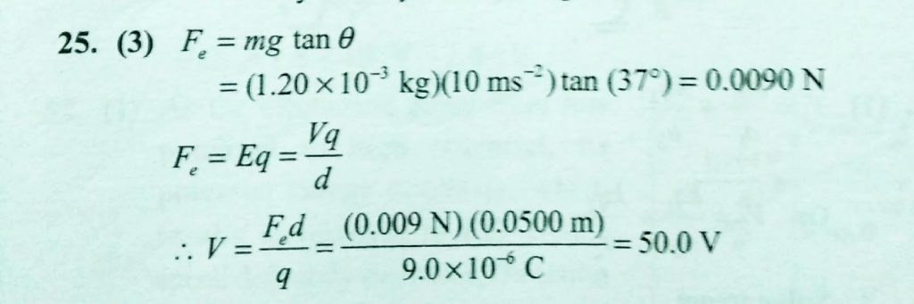 A Small Sphere With Mass 1 2 G Hangs By A Thread Between Two Parallel Vertical Plates 5 00 Cm Apart The Plates Are Insulating And Have Uniform Surface Charge Densities S And S