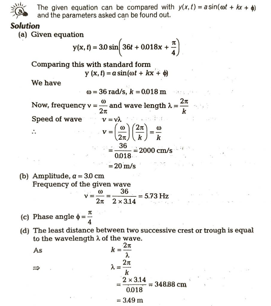 A Transverse Harmonic Wave On A String Is Described By Y X T 3 0sin 36t 0 018x P 4 Where X And Y Are In Cm And T In S The Positive Direction Of