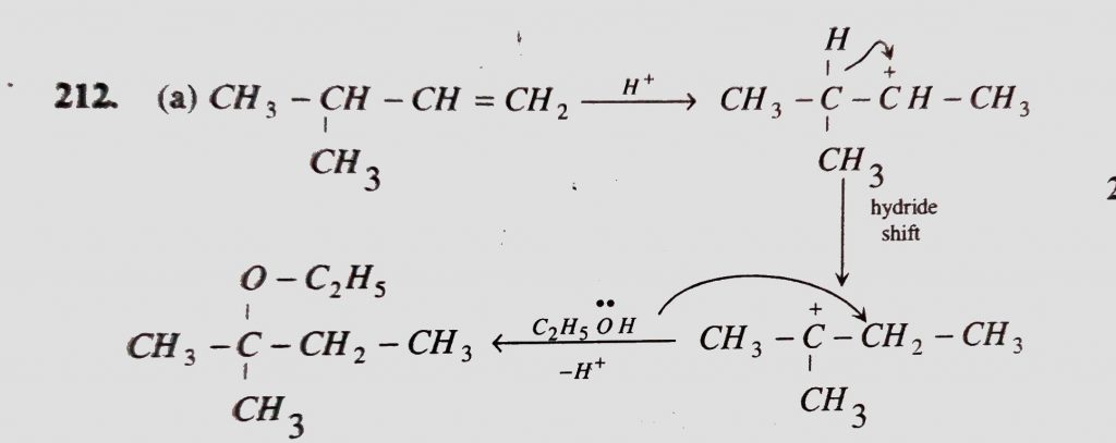 For The Reaction Ch3 2ch Ch Ch2 C2h5oh To Product The Catalyst That Can Be Used Is A Dilute H2so4 B Dilute Naoh C Dilute Nacl D None Of These Sahay Lms